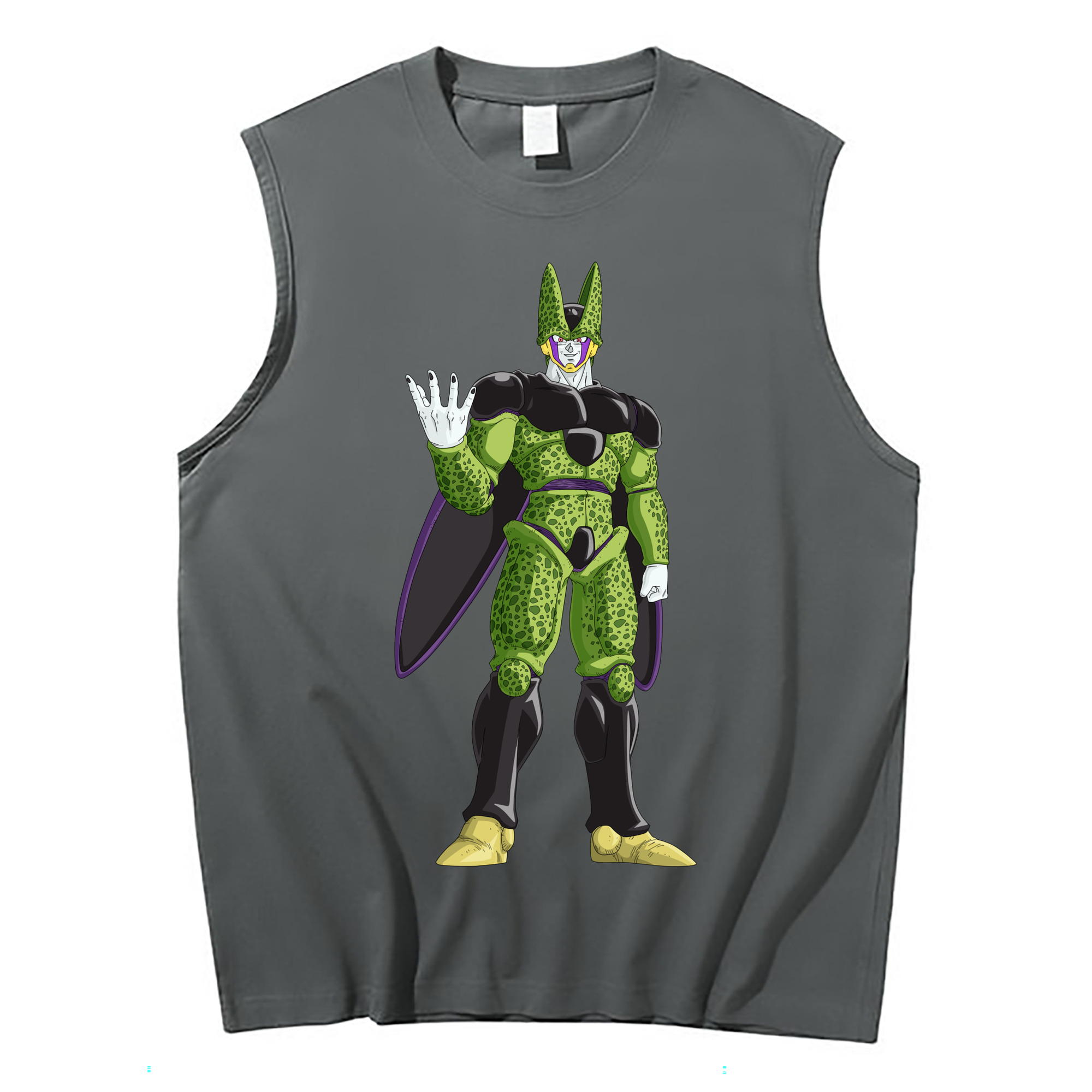 （画像用） ドラゴンボール セル DRAGON BALL Cell コットン100％タンクトップ（フロントプリント）